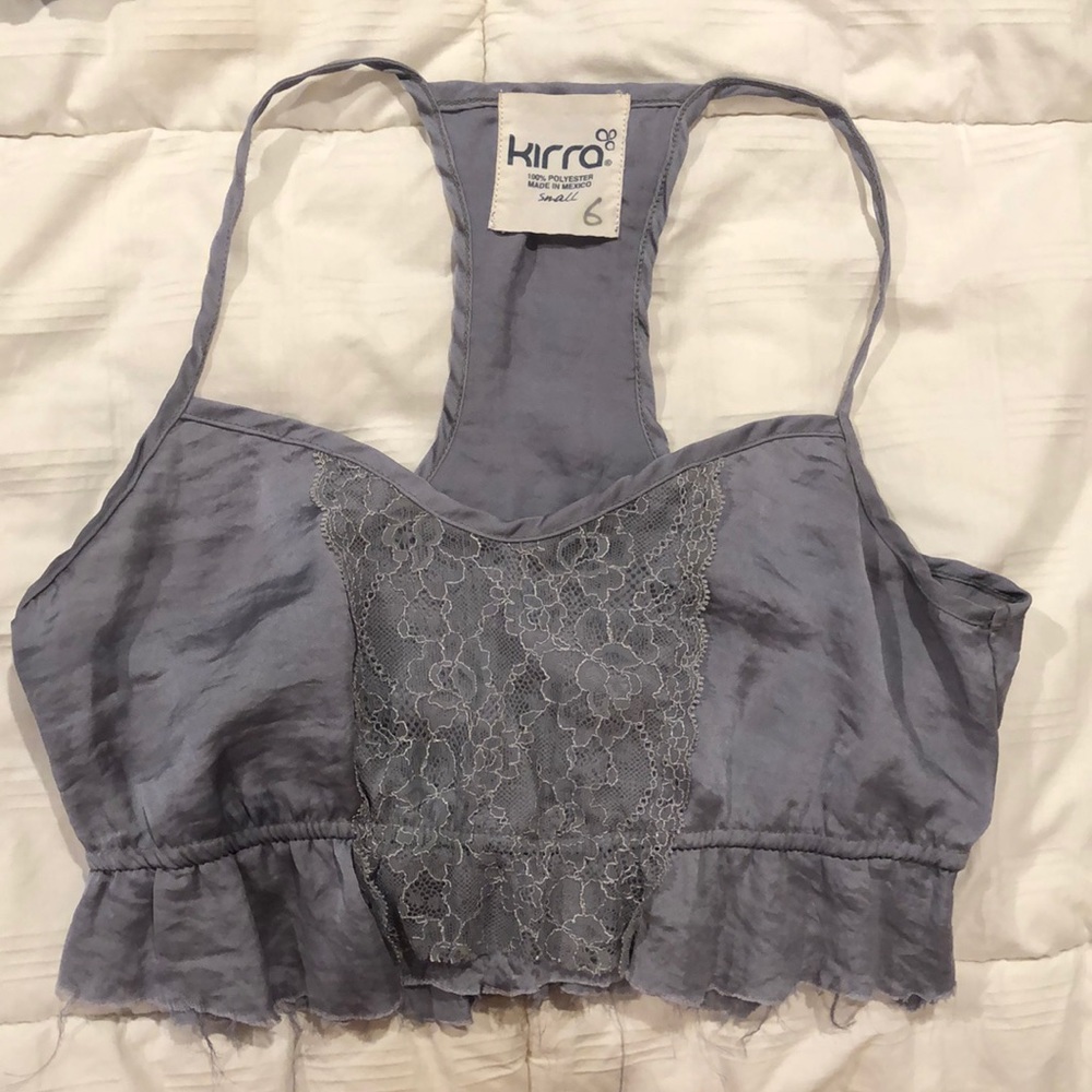 Crop top with lace